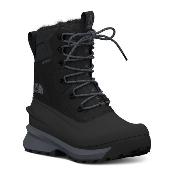 NORTH FACE Womens Black Eco Insulation Chilkat V 400 Round Toe Lace-Up Winter 8 - Picture 1 of 4